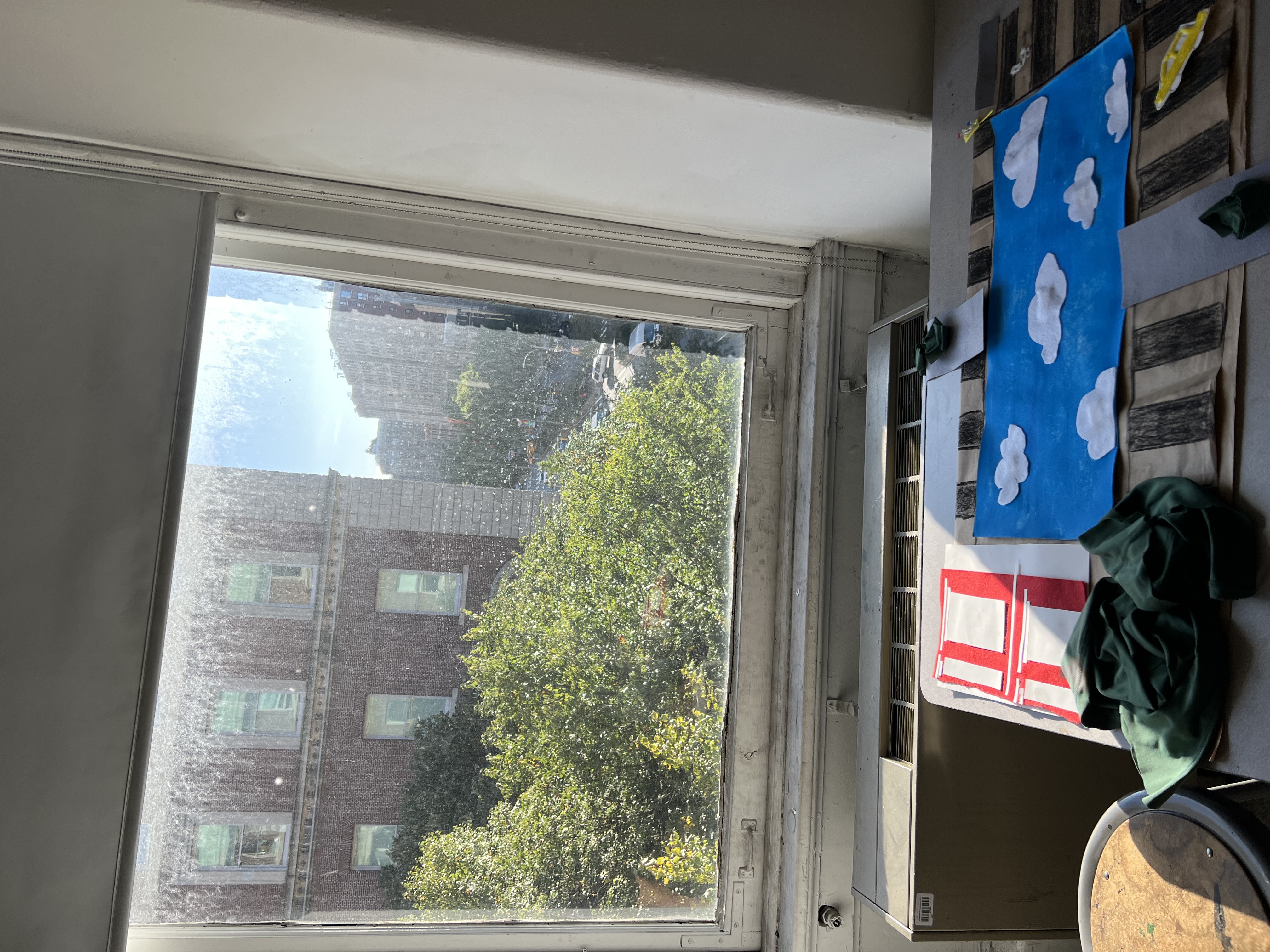 View from the Window - Collage and mixed media, cityscapes